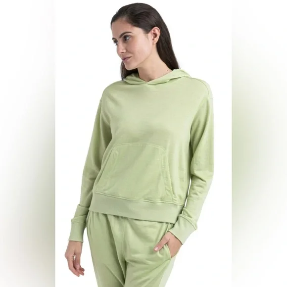 NWT [Icebreaker] Merino Blend Ii 200 Crush Pullover Hoodie in Glazen Women’s L - Picture 3 of 16